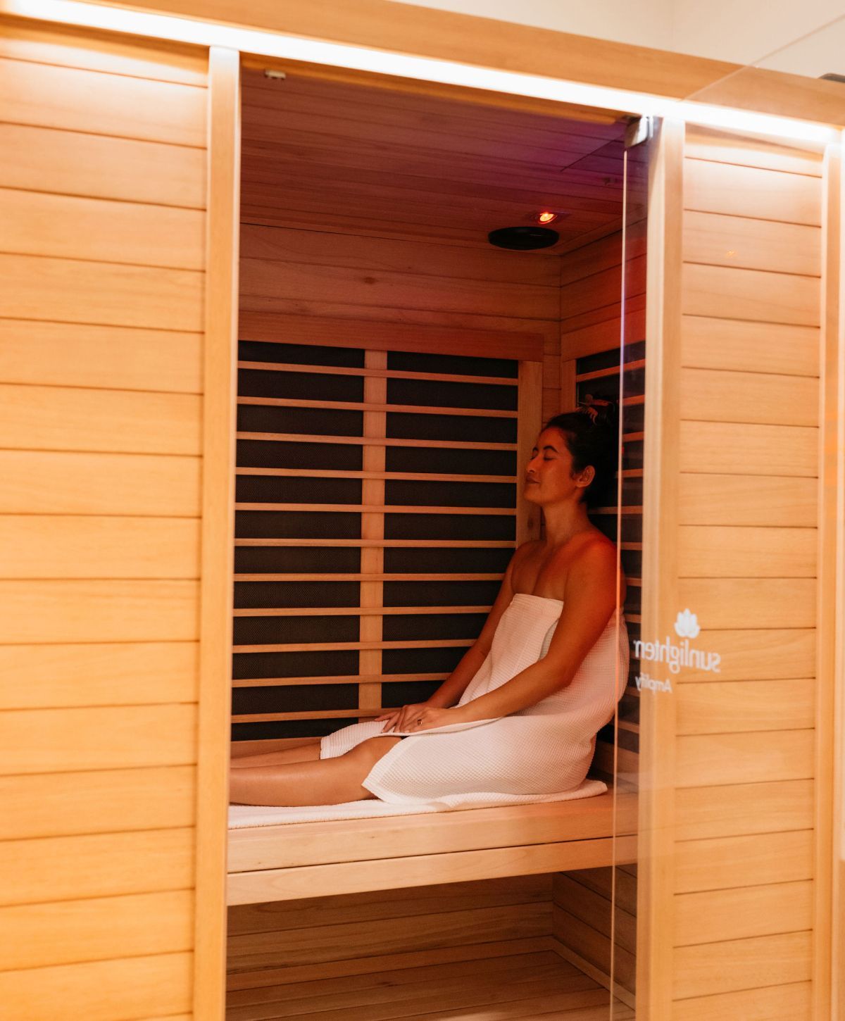 la jolla medical spa model in sauna